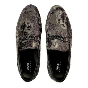 ASOS Men’s Velvet Floral Loafers